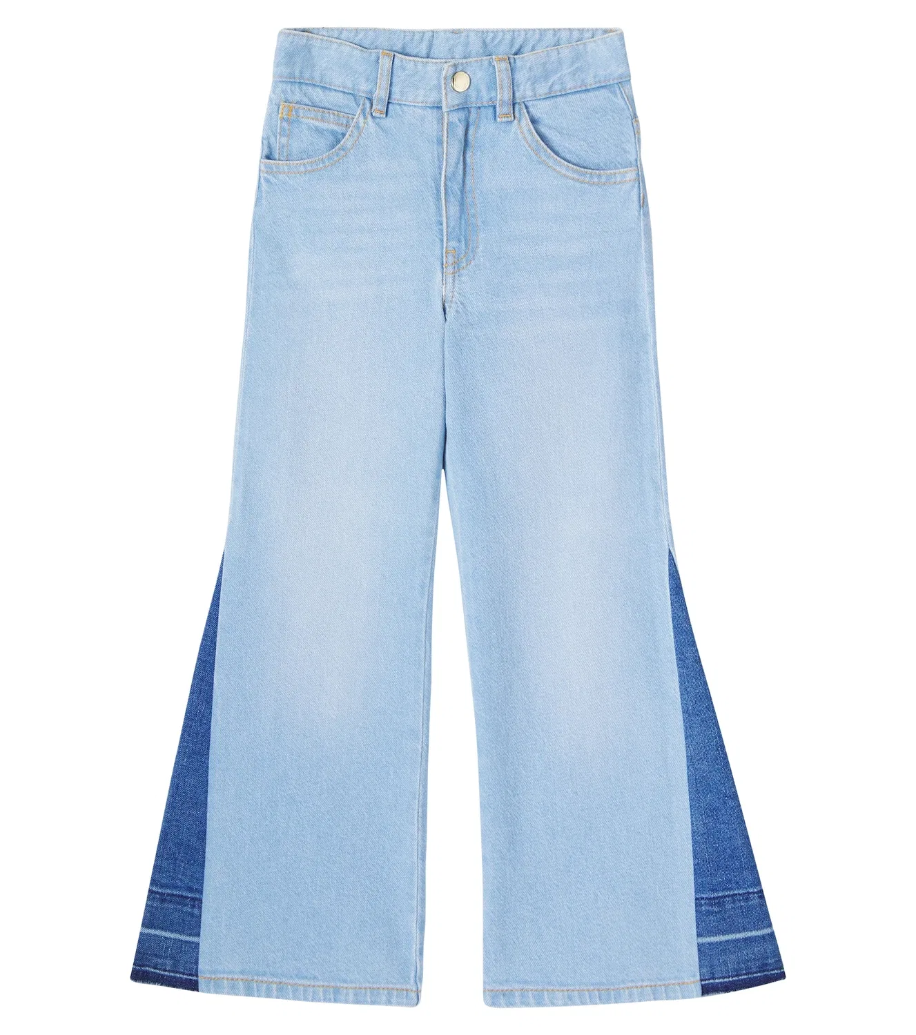 Расклешенные джинсы Chloé Kids, синий