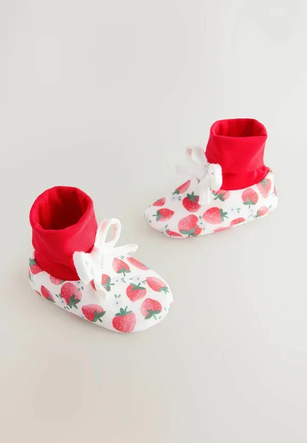 Ботинки с принтом Regular fit - first shoes Next, Red Strawberry, красный — фото 2