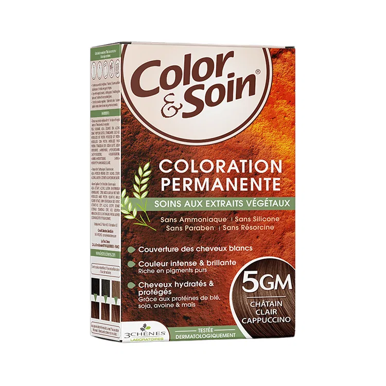 Краска для волос Plant Natural Hair Dye, LES 3 CHENES, #5GM