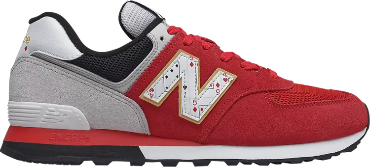 

Кроссовки New Balance 574 'Playing Card - Red Summer Fog', красный