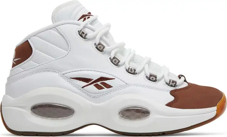 

Кроссовки question mid 'mocha toe' Reebok, белый