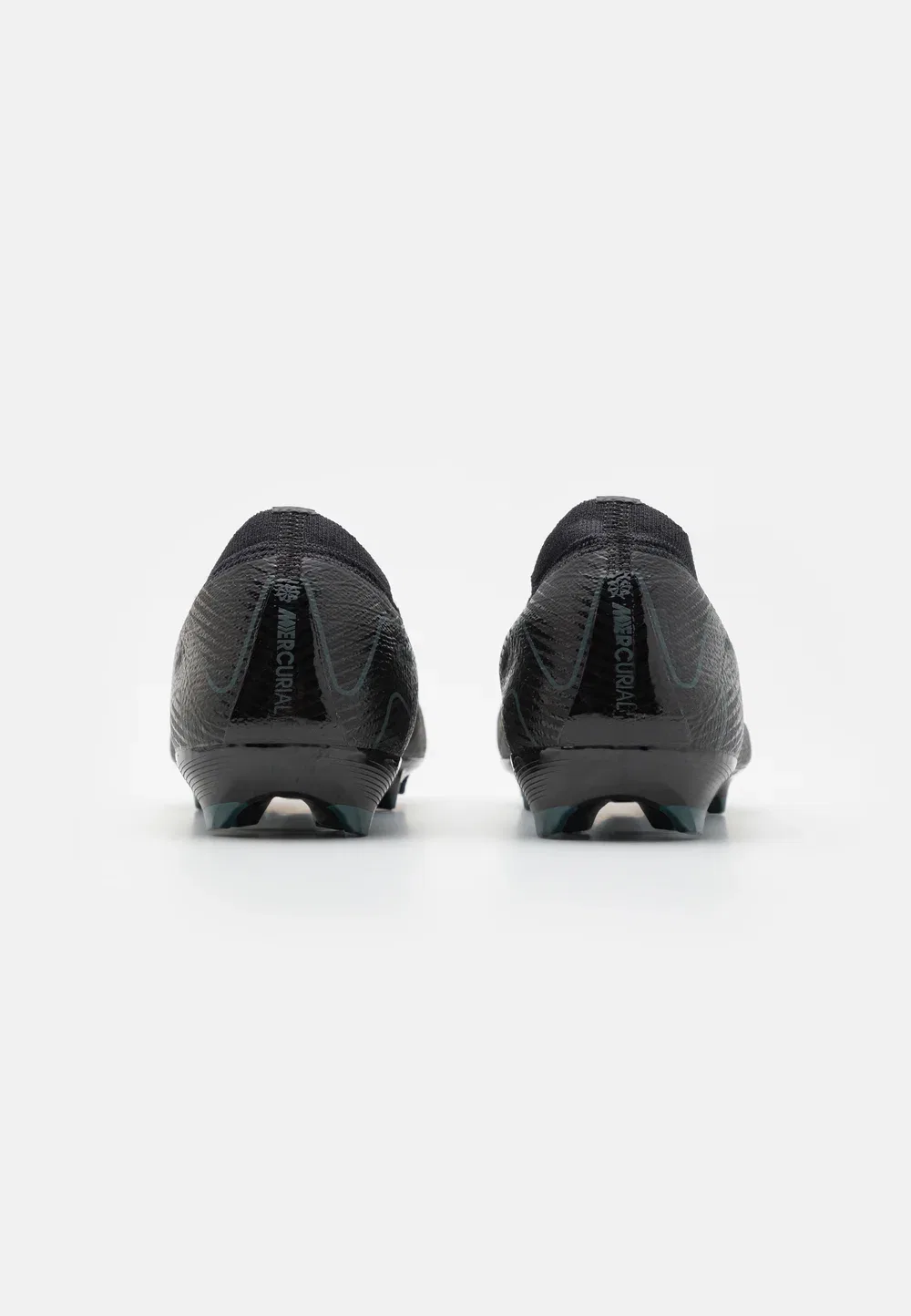 Футбольные бутсы Jr Mercurial Zoom Vapor 16 Pro FG унисекс - для мягкого грунта Nike Performance, Black/Deep Jungle — фото 3