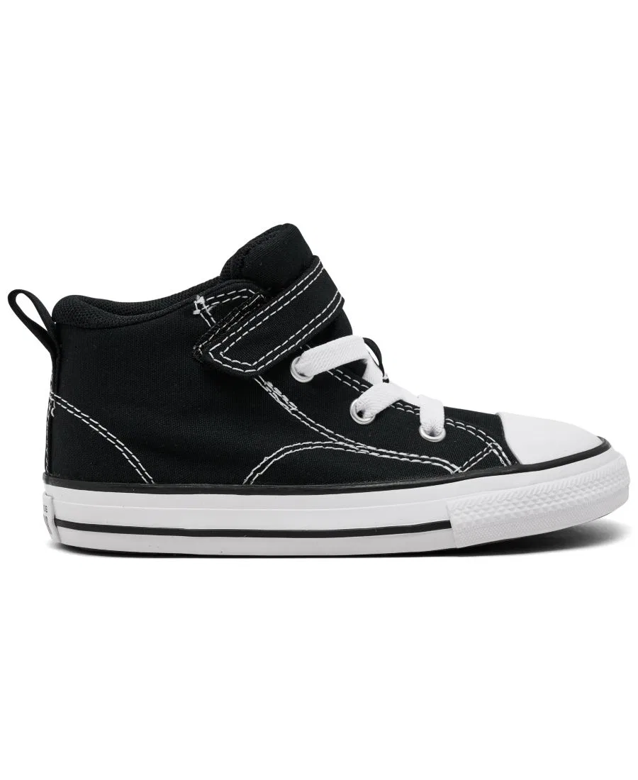 Детские кроссовки Chuck Taylor All Star Malden Street Casual от Finish Line Converse, белый/черный — фото 2