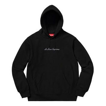 

Толстовка ss19 le luxe hooded sweatshirt black Supreme, черный