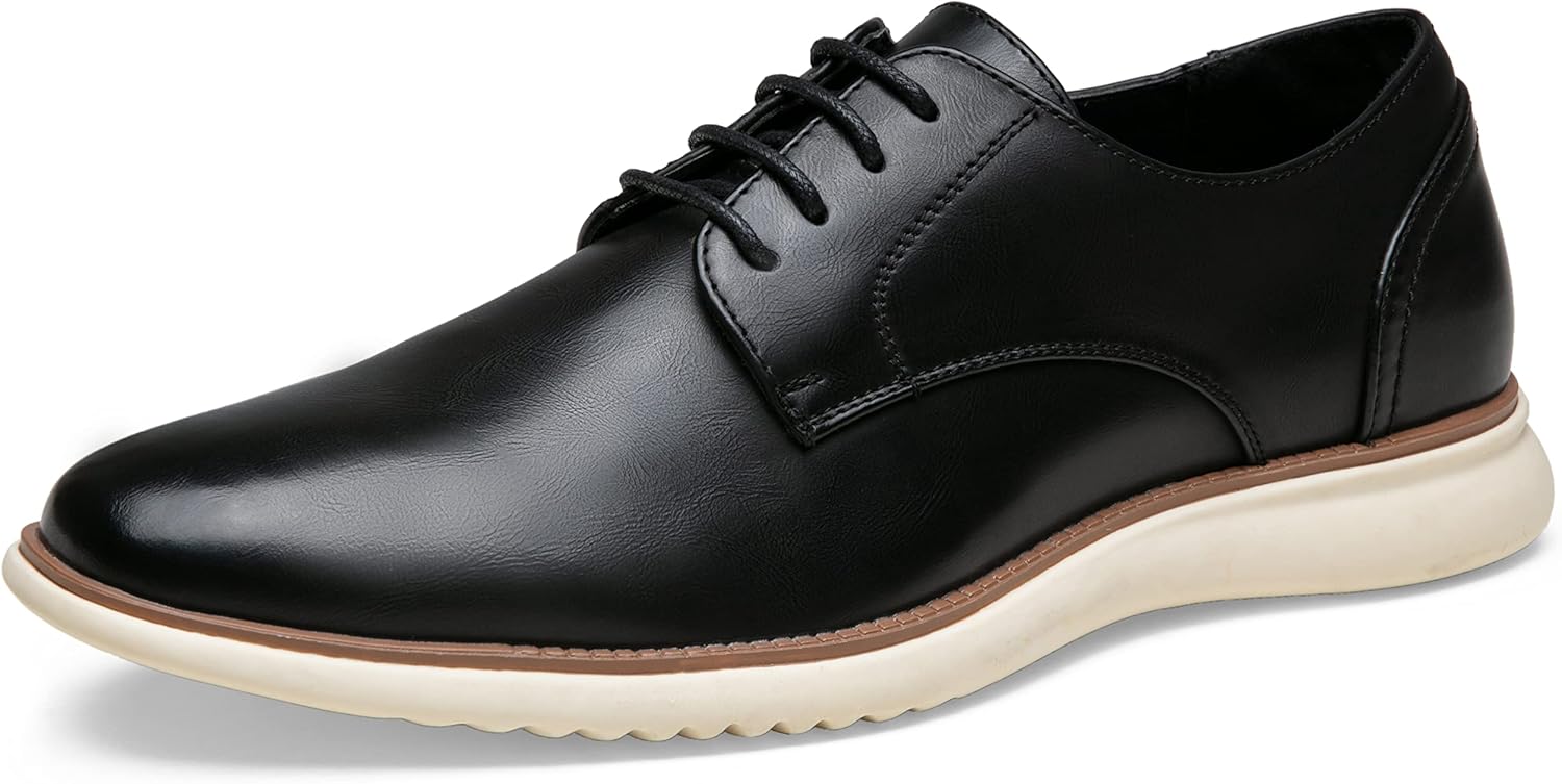 

Мужские классические туфли Jousen Броги с шнуровкой Оксфорды, черный