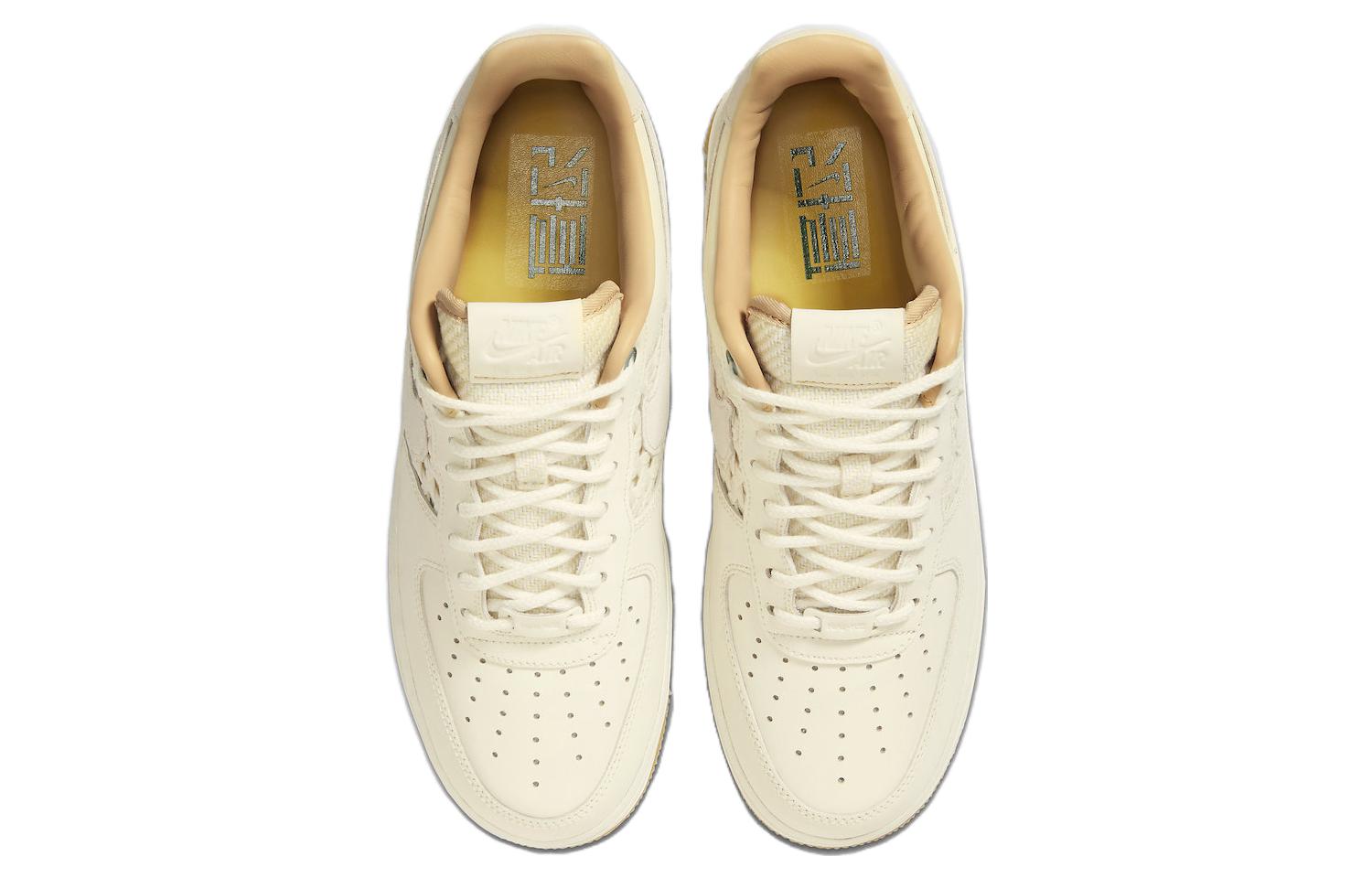 Кроссовки Nike Air Force 1 Low '07 Premium, светло-бежевый/коричневый — фото 4