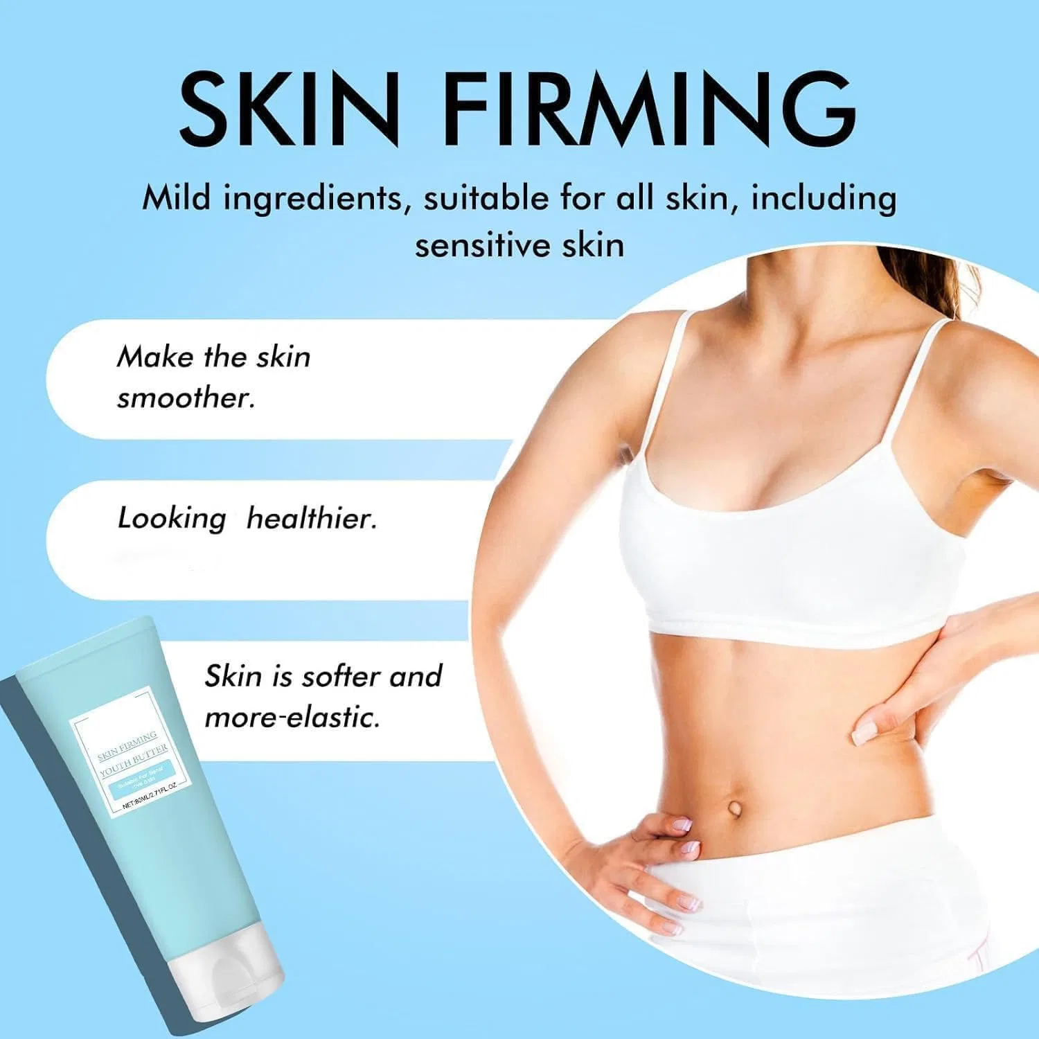 Крем для тела укрепляющий Luxelift Skin Firming Youth Butter, 6 шт, 80 мл Jiaoy — фото 4