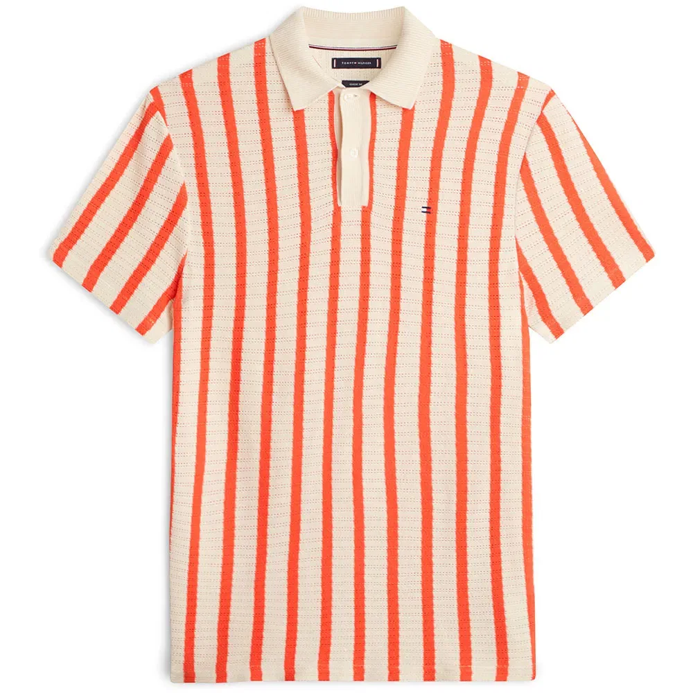 Поло с коротким рукавом Relaxed Fit Tommy Hilfiger, оранжевый