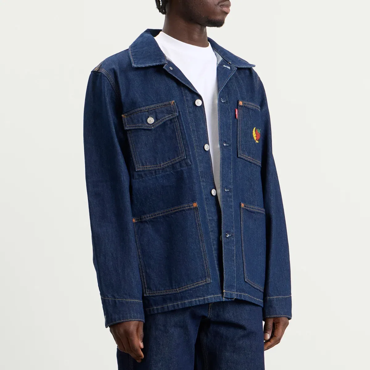 Куртка-чум из денима Sky High Farm Universe Chore Coat Levi'S, Resin Rinse — фото 2