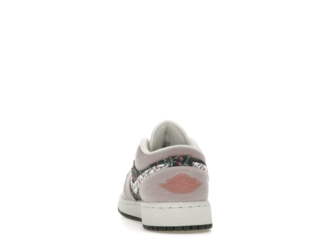Детские кроссовки Lifestyle с принтом Jordan 1 Low SE Jordan, Platinum Violet/Anthracite/Red Stardust/Sail — фото 4