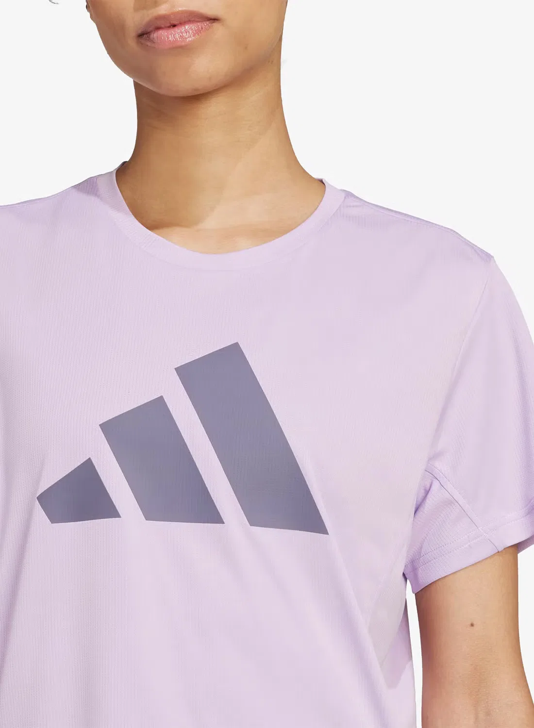 Футболка дышащая Run It Adidas, пурпурный — фото 4