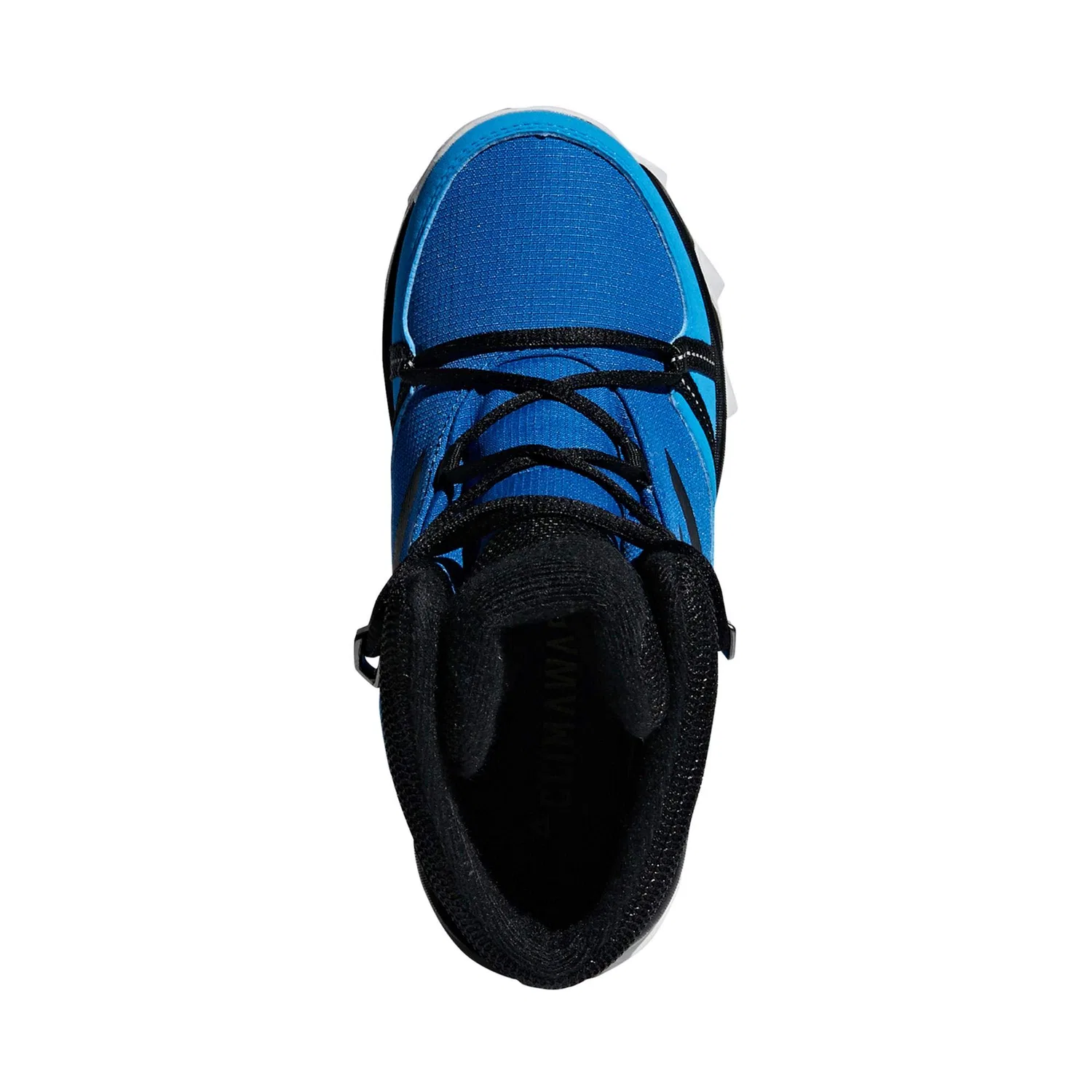 Детские ботинки для мальчиков и девочек с высоким верхом Terrex Snow Cp Cw K Adidas, Blue Belazu Negbás Griuno 000 — фото 2