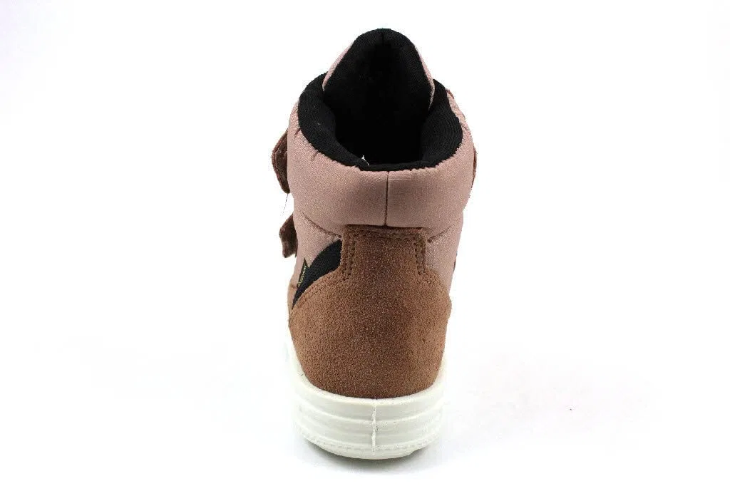 Детские ботинки для мальчиков с принтом Urban Mini High-cut Boot ECCO, Woodrose — фото 3