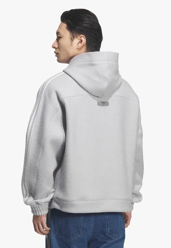 Толстовка с капюшоном Adidas Originals, серый — фото 2