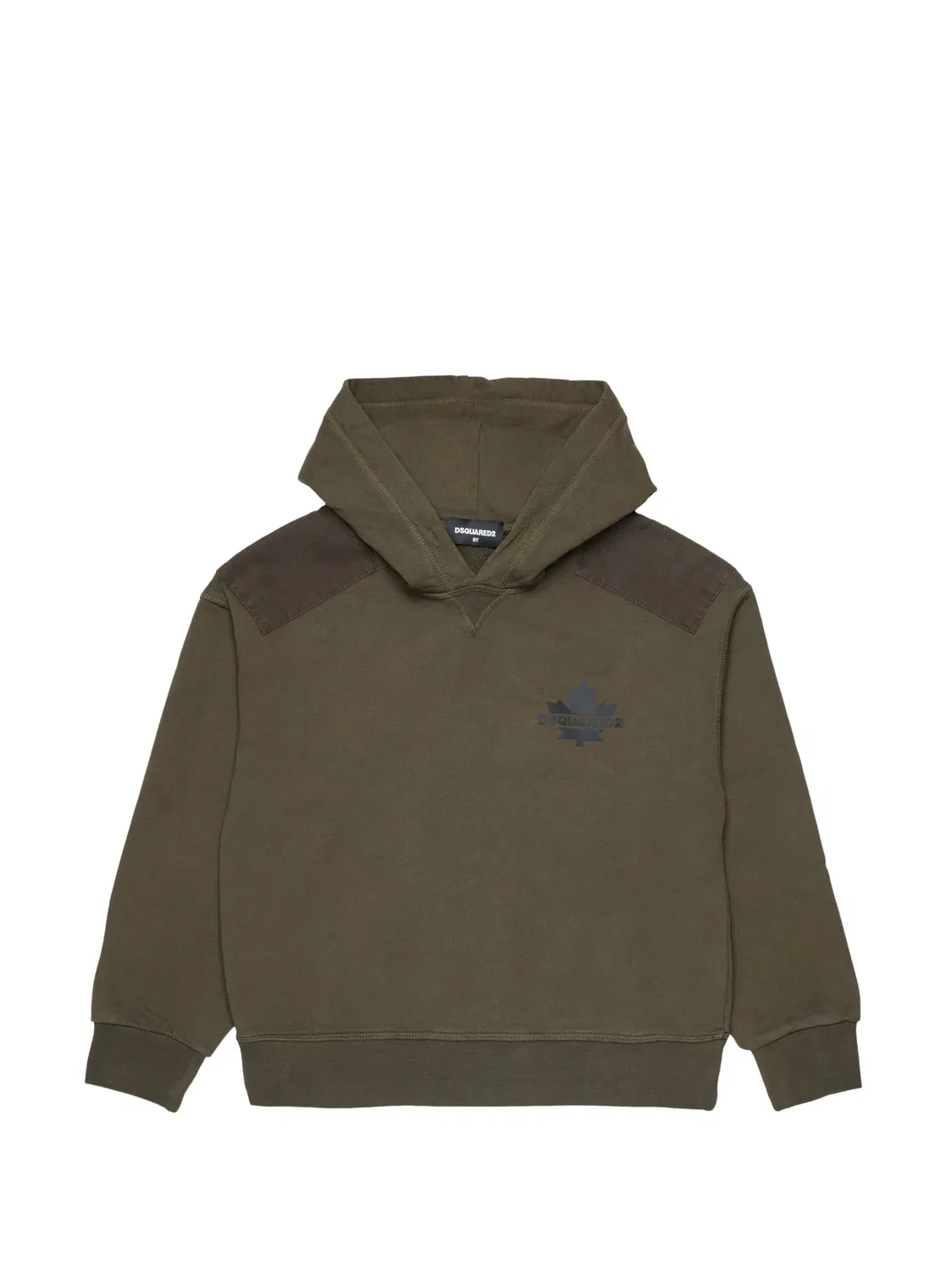 Худи с логотипом Dsquared2 Kids, зеленый