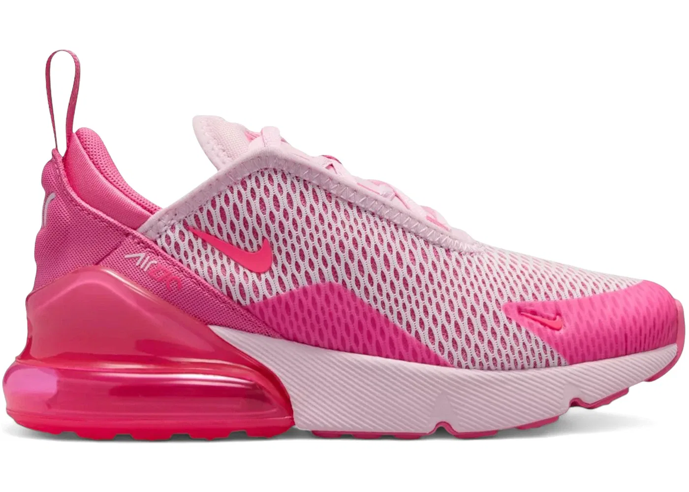 Детские кроссовки с амортизацией Nike Air Max 270, Pink Foam/Pinksicle/White/Hyper Pink