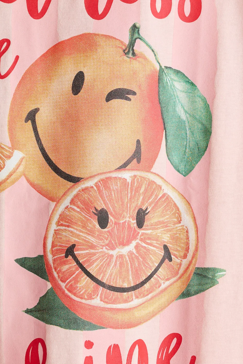 Хлопковая футболка с принтом H&M, Hellrosa/Smileyworld — фото 2