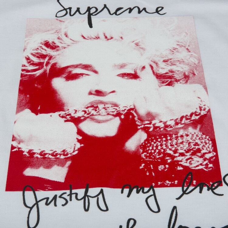 Футболка Supreme Madonna T-Shirt 'White', белый — фото 3