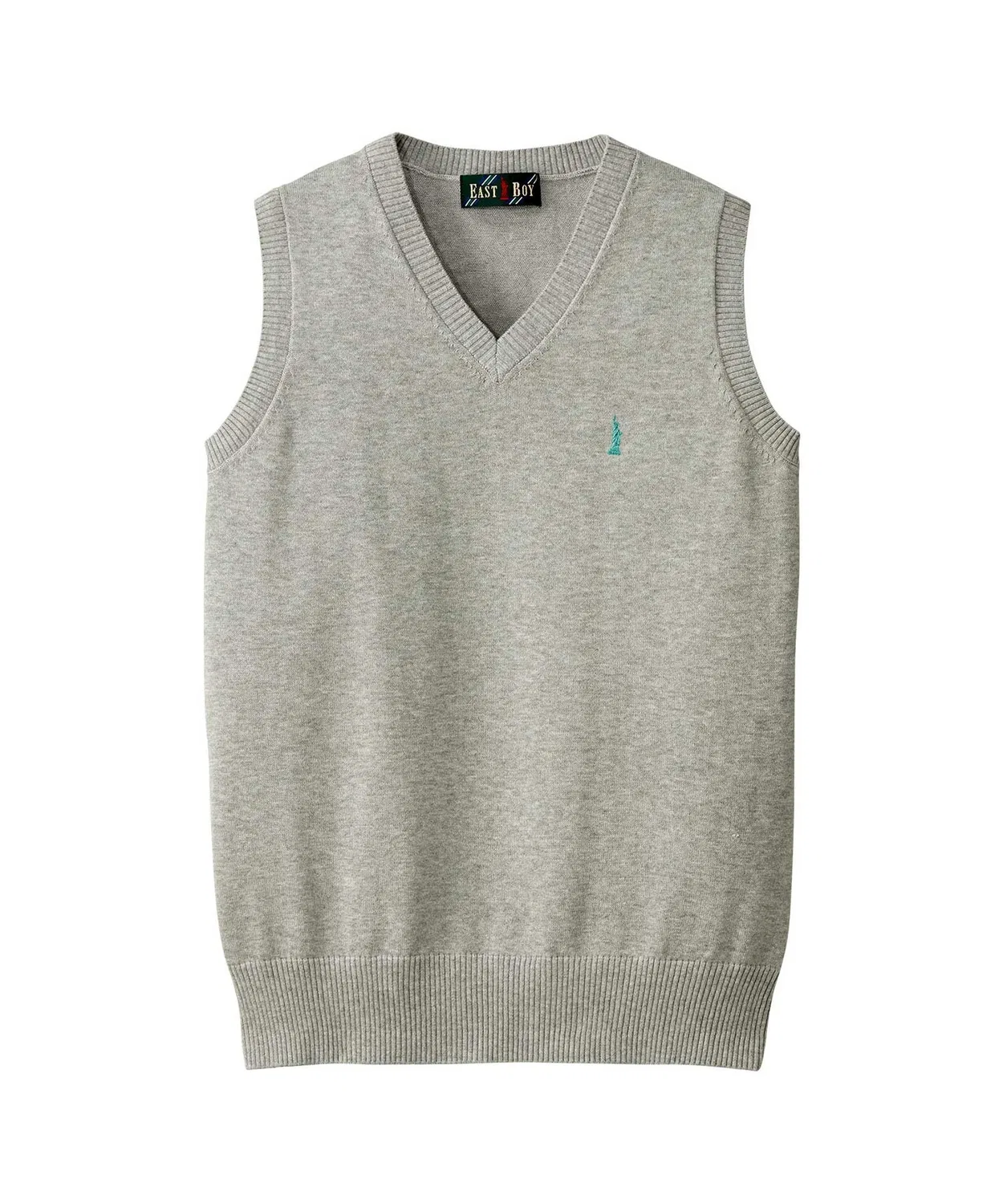 Детский жилет без рукавов с вышивкой Shine Muscat Goddess COOLMAX EASTBOY, Light Gray