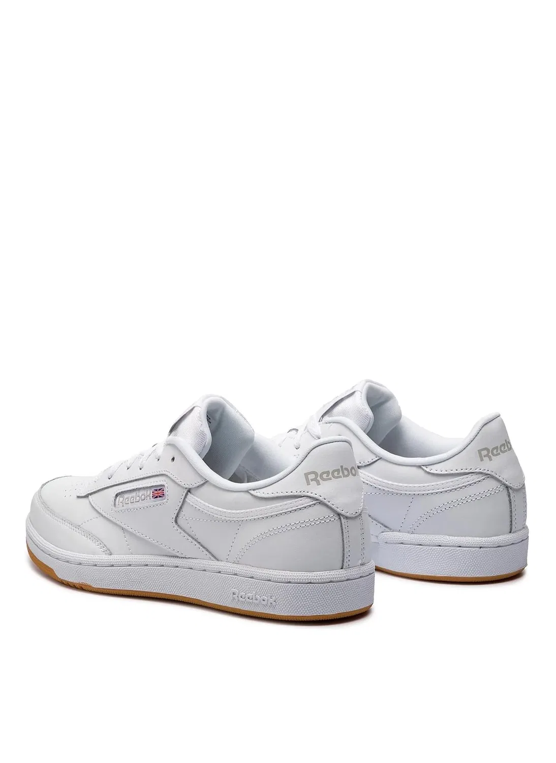 Детские кроссовки для мальчиков с низким профилем Club C Reebok, White Gum Int — фото 3