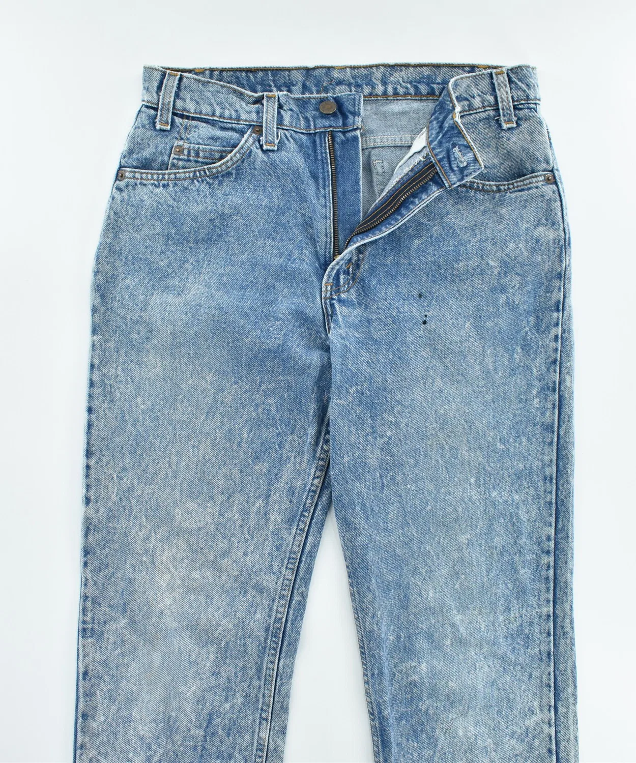 Мужские джинсы Levi's 405 с химической стиркой, прямой крой, синие — фото 2