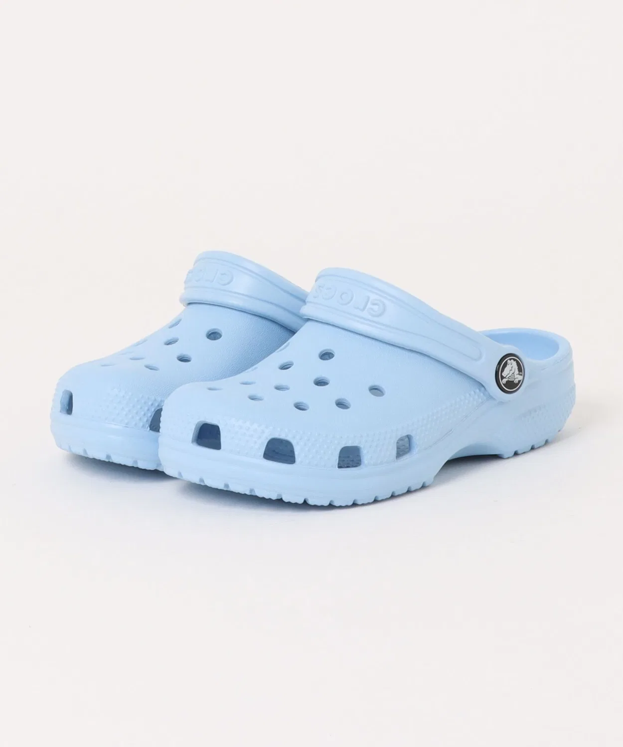 Детские сандалии-клоги без ремешка с принтом Classic Clog crocs, Blue
