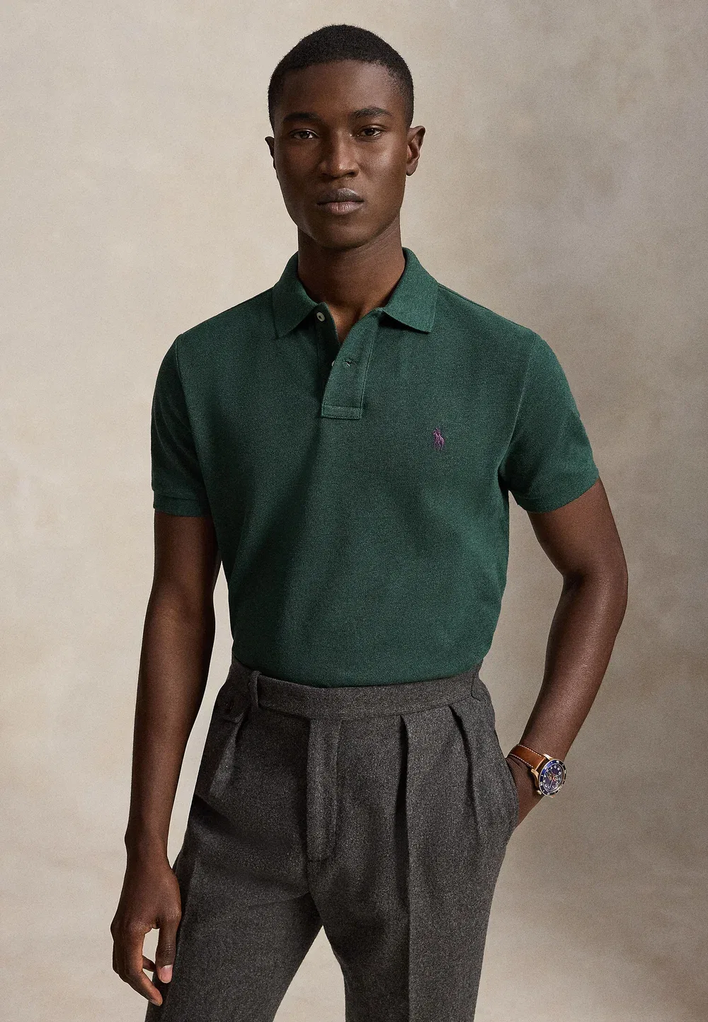 Рубашка-Поло с коротким рукавом Polo Ralph Lauren, Scotch Pine Heather