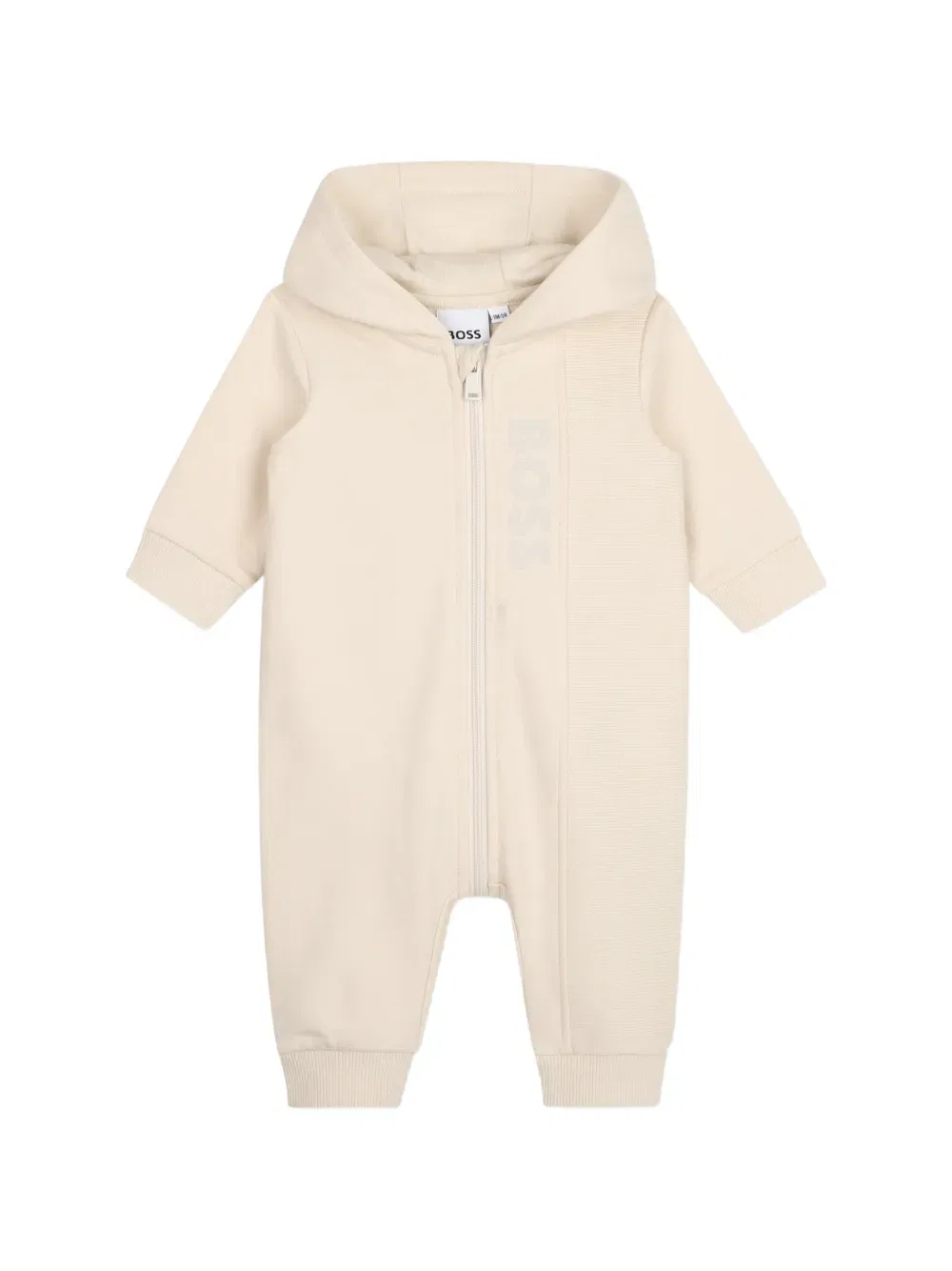 Комбинезон с логотипом BOSS Kidswear, бежевый