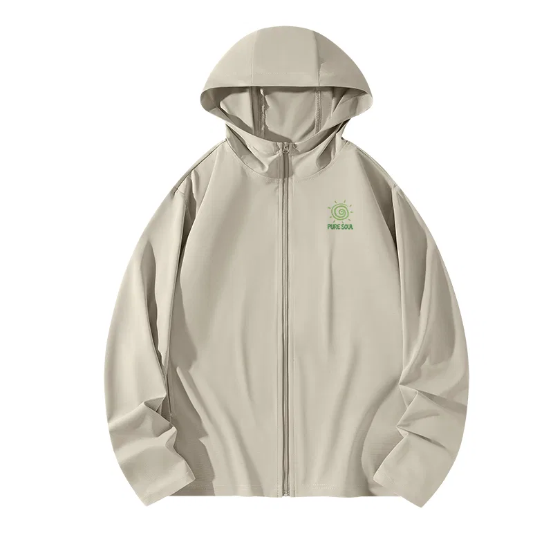 Детская солнцезащитная одежда с логотипом MINISO, Raw White (Vibrant Chest Logo) — фото 3