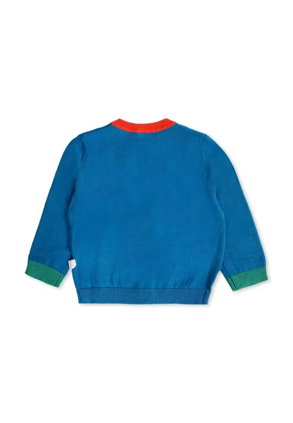 Кардиган из хлопка Cardigan Stella Mccartney Kids, синий — фото 2
