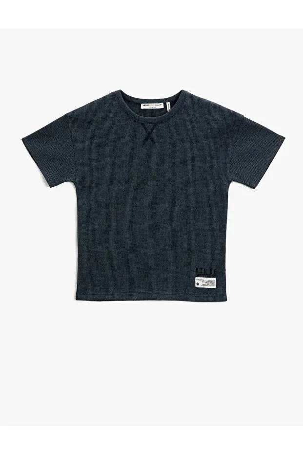 Детская футболка с коротким рукавом Koton, Indigo