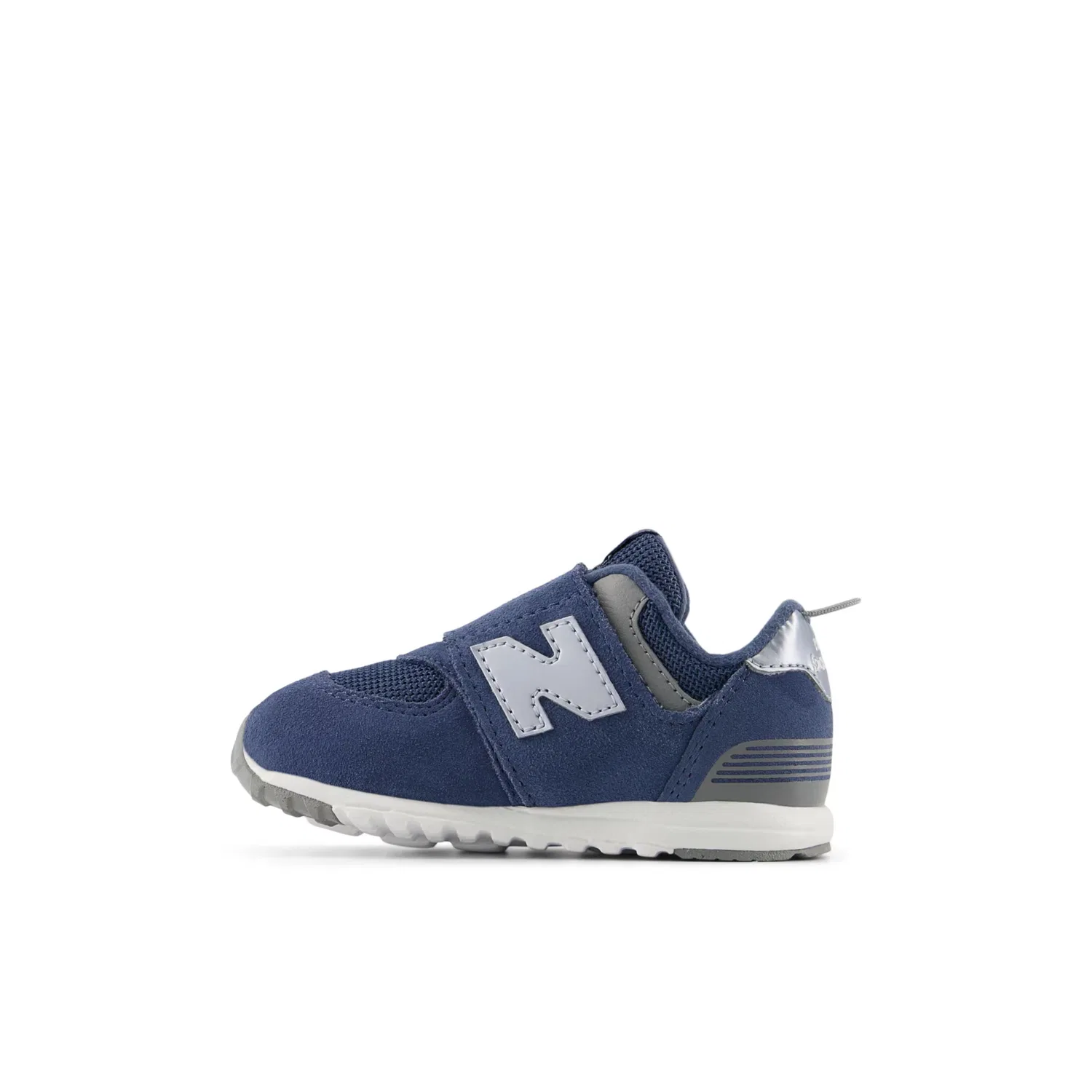 Кроссовки New Balance 574 в темно-синем и опаловом цвете — фото 4