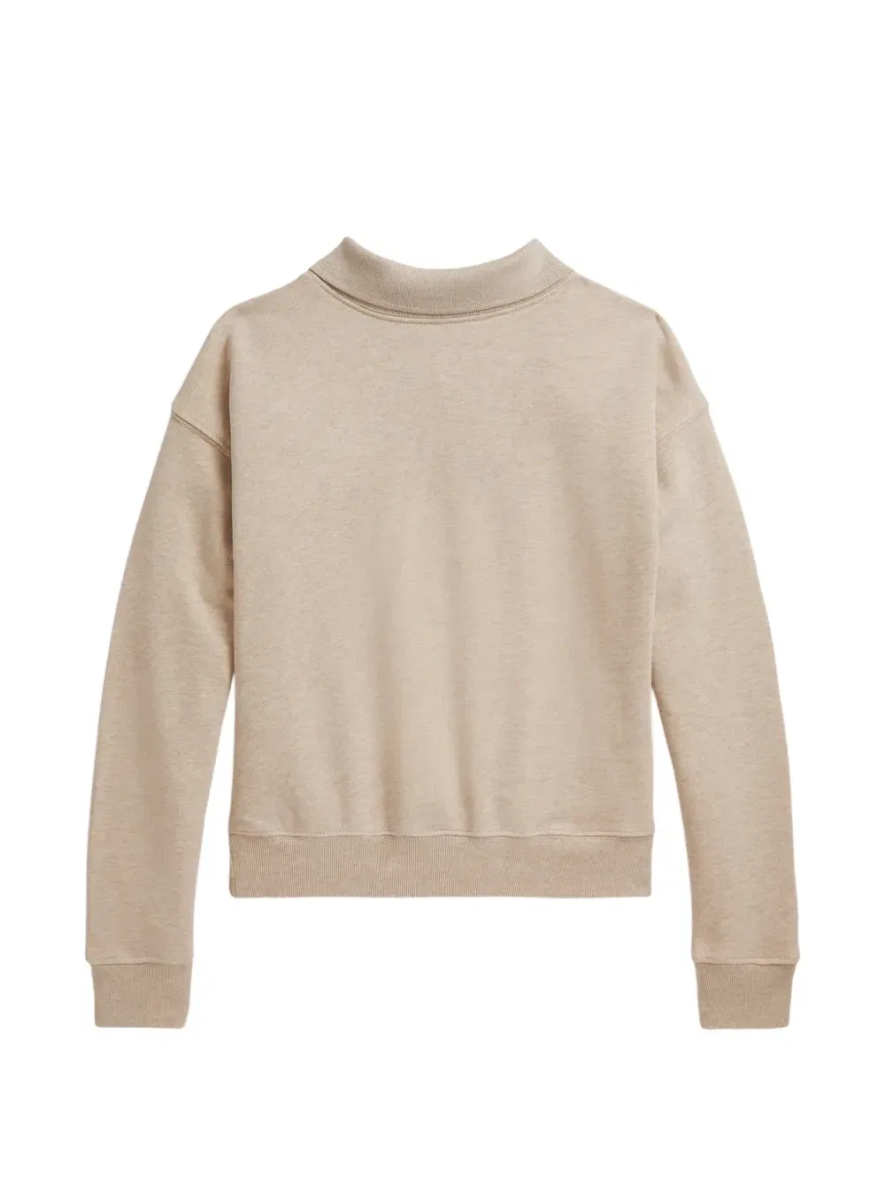 Махровая толстовка с ворником Polo Ralph Lauren Kids, бежевый — фото 2