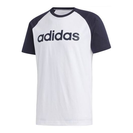 

Футболка neo logo printing sports short sleeve white Adidas, белый