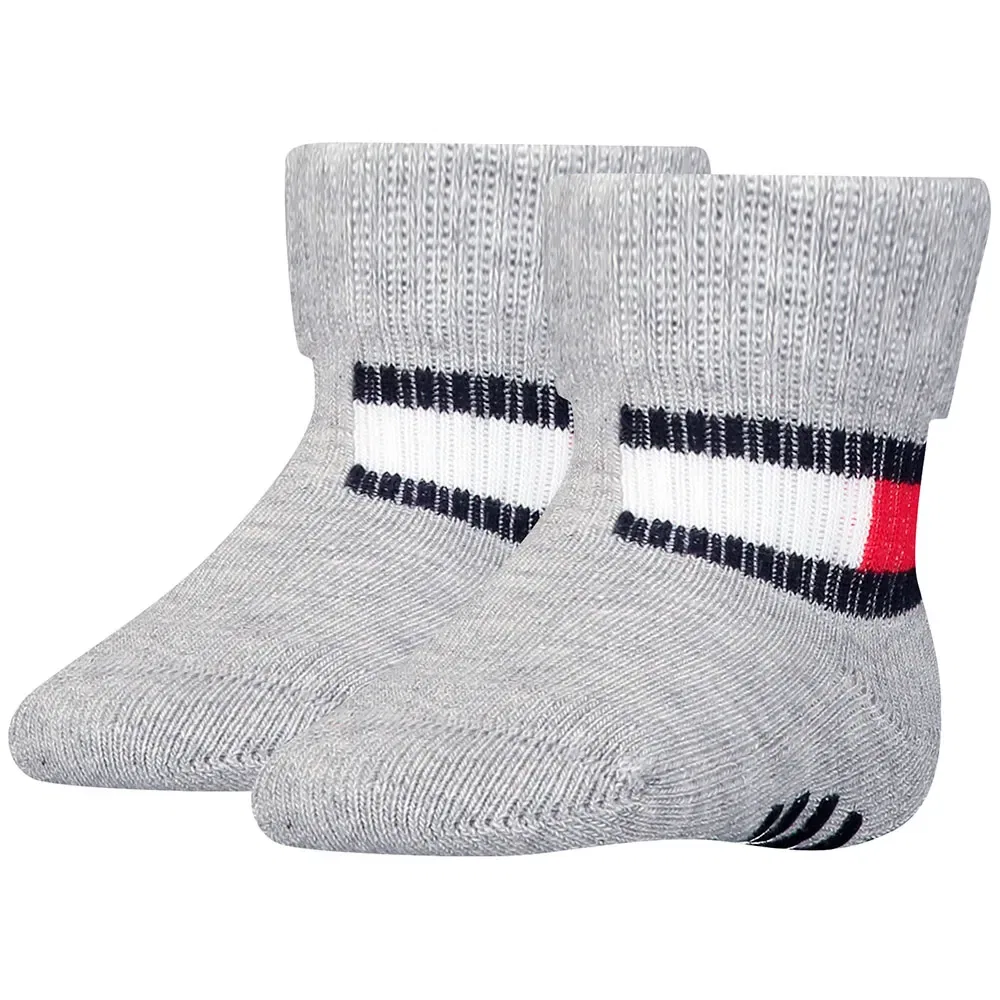 Носки Tommy Hilfiger Flag socks 2 пары, серый