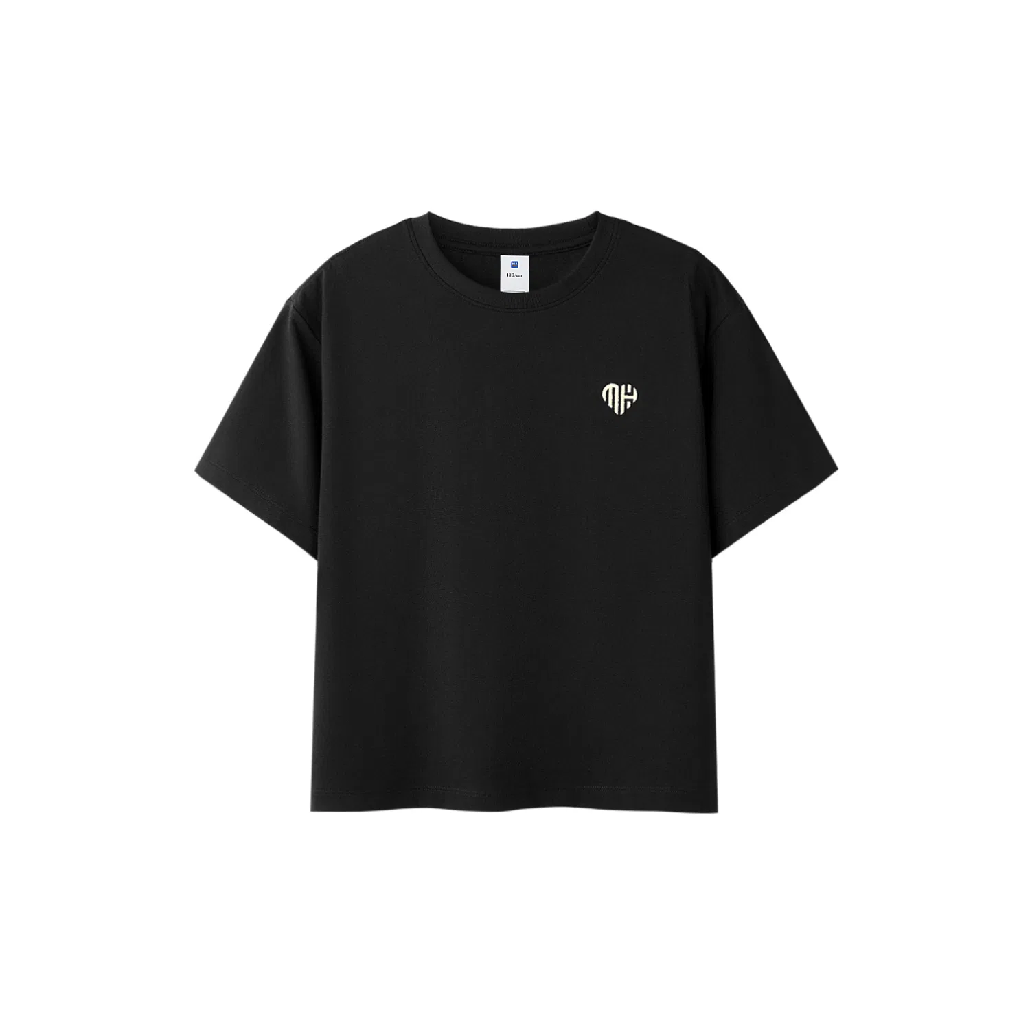 Детская футболка с коротким рукавом HLA Yixinji Collection, Black 1 9