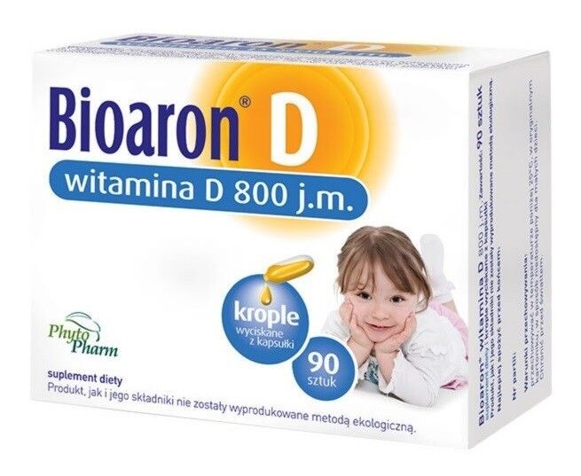 

Bioaron Witamina D 800 j.m витамин D3 в капсулах, 90 шт.