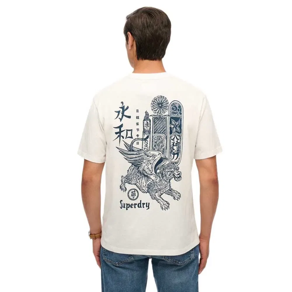 Футболка свободного кроя Tokyo Narrative Superdry, белый — фото 2