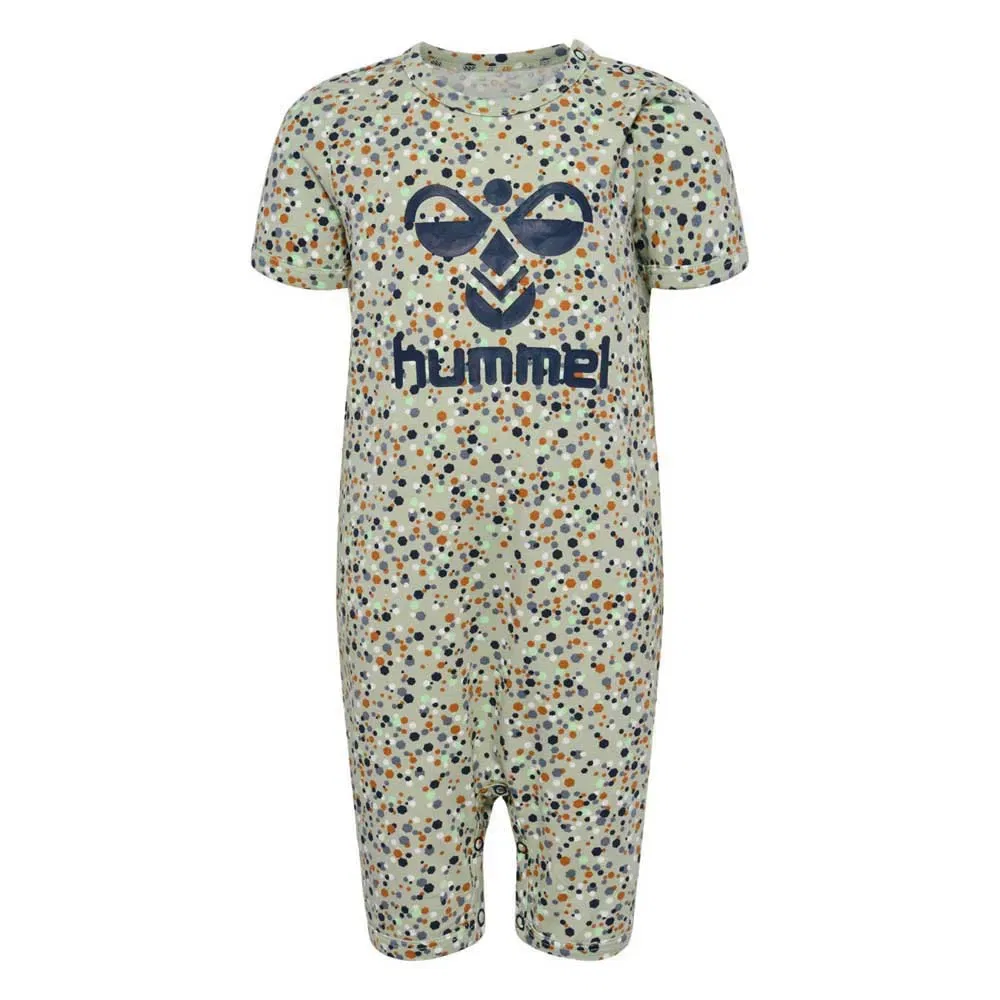 Детский комбинезон с коротким рукавом Mads AOP Hummel, Multicolor