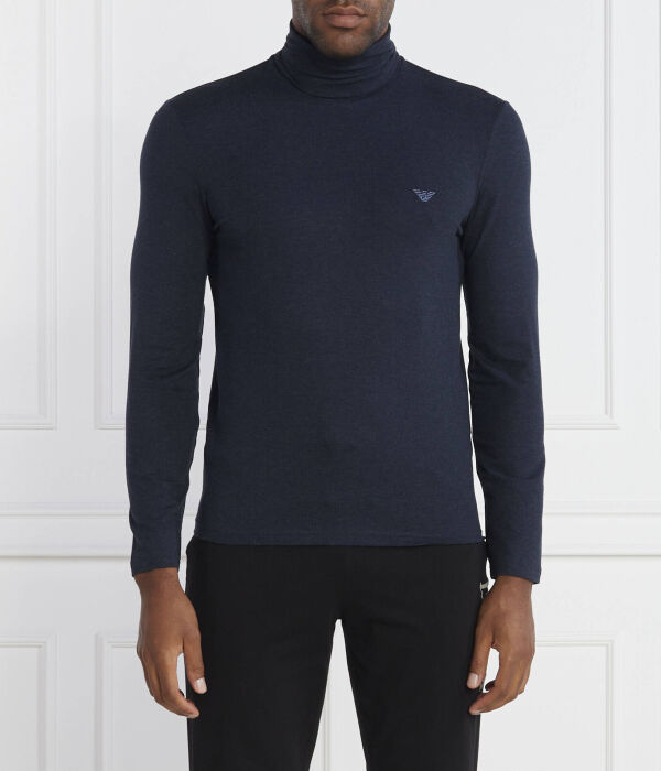 

Лонгслив Regular Fit Emporio Armani, синий