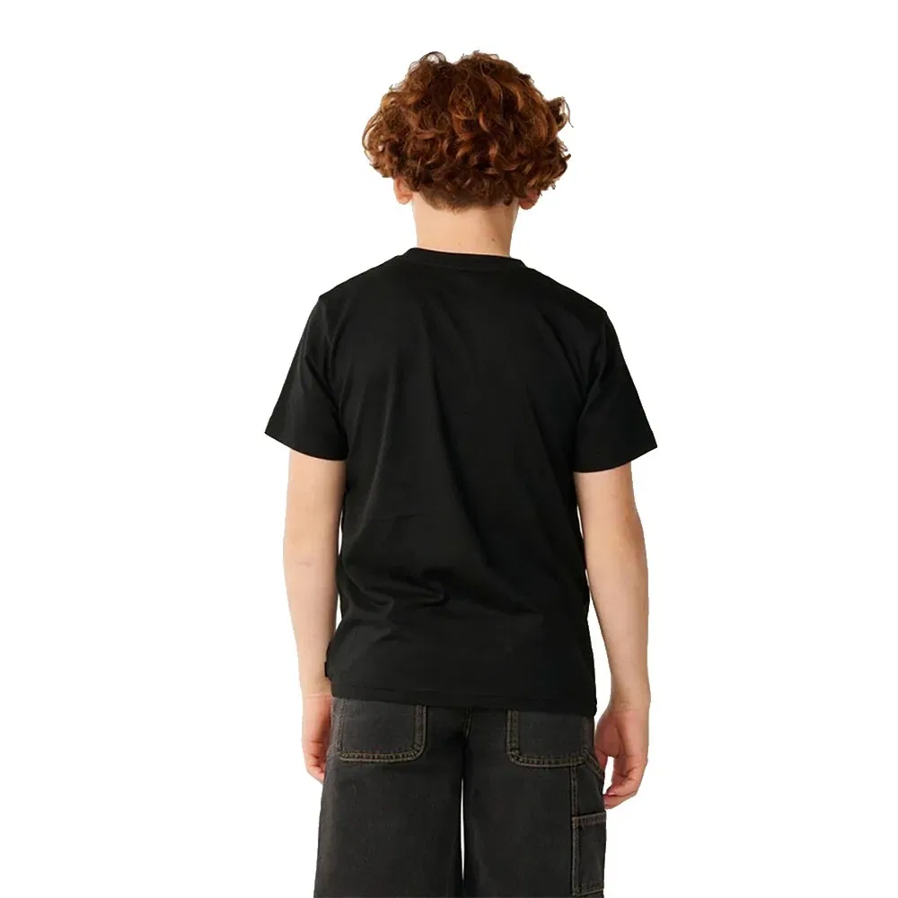 Детская футболка с принтом Streamline Chest Logo Rip curl, Black — фото 2