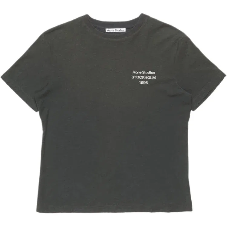 Футболка с круглым вырезом Acne Studios, Faded Black