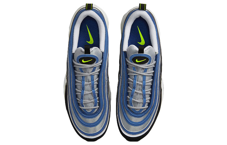 Кроссовки Nike Air Max 97 OG, синий/желтый — фото 4