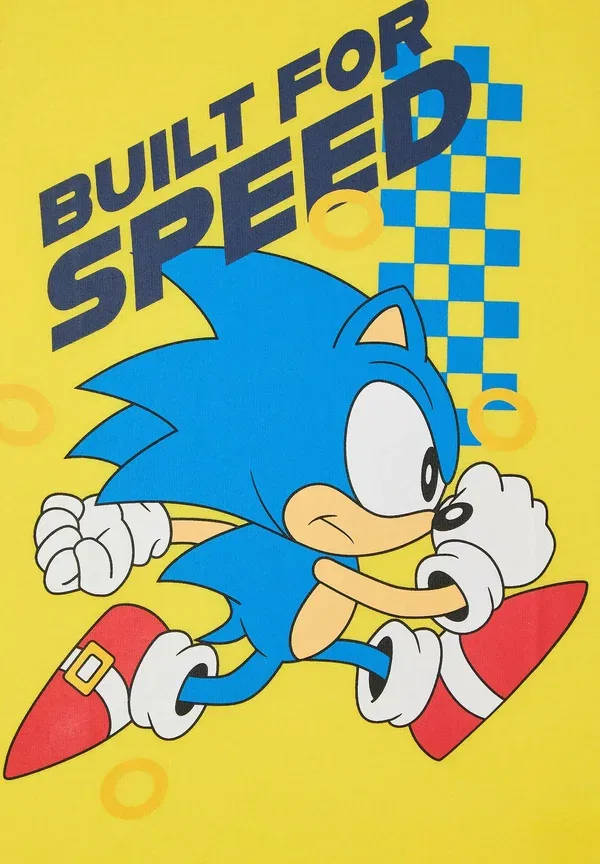 Топ с принтом Sonic the Hedgehog Stampa Terranova, Yellow Lemon, желтый — фото 2