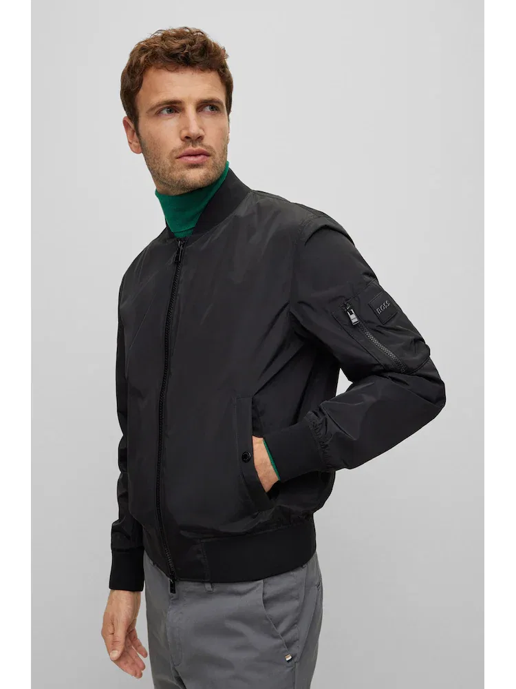 Куртка бомбер Regular Fit BOSS, Black