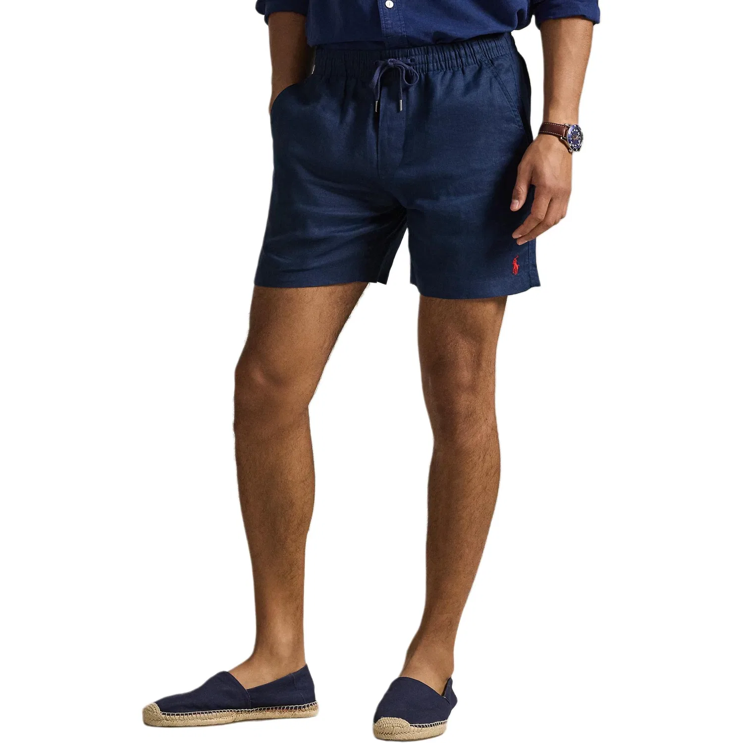 Мужские шорты на завязках Polo Ralph Lauren, Dark Marine Blue — фото 4