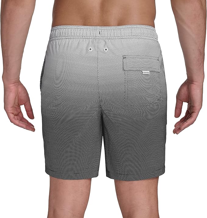 Плавательные шорты Calvin Klein Volley Quick Dry Lightweight, черно-серый — фото 4