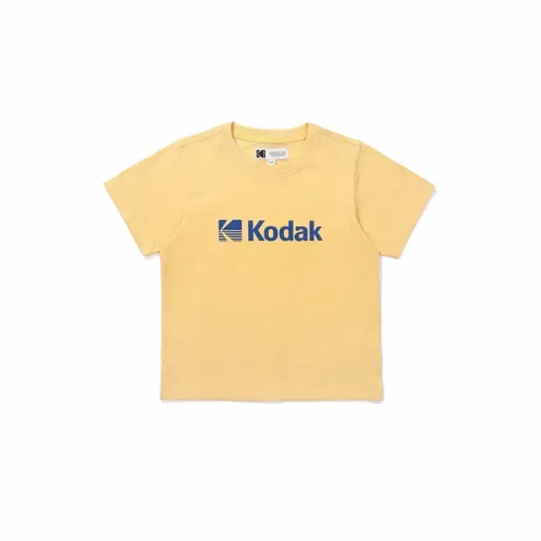 Футболка с большим логотипом, регулярная посадка, Kodak Kids, желтый — фото 2