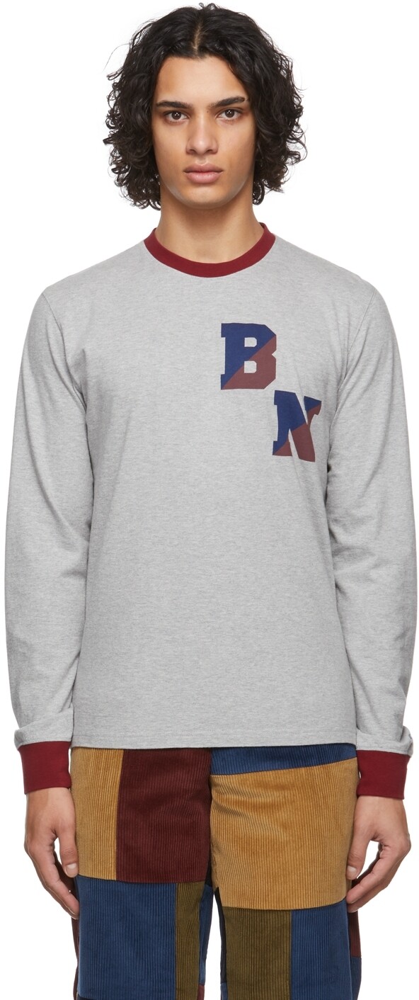 

Серая футболка Baracuta Edition Ringer Noah, Серый, Серая футболка Baracuta Edition Ringer Noah