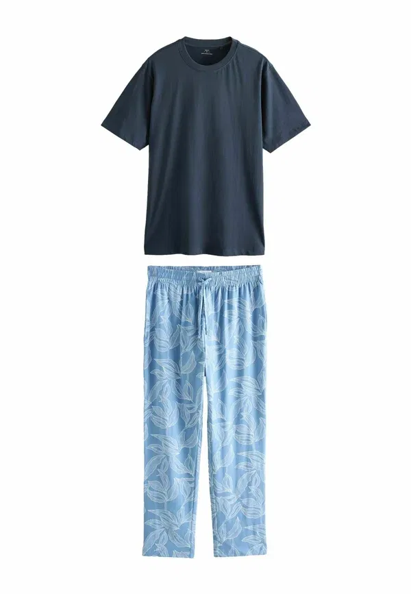 Пижама 100% хлопок Regular fit - short sleeve set Next, синий